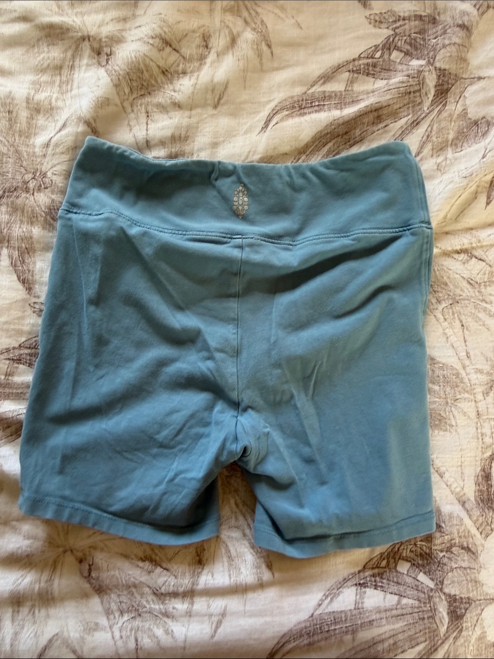 FP Movement by Free People Teal High-Rise Athletic Bike Shorts